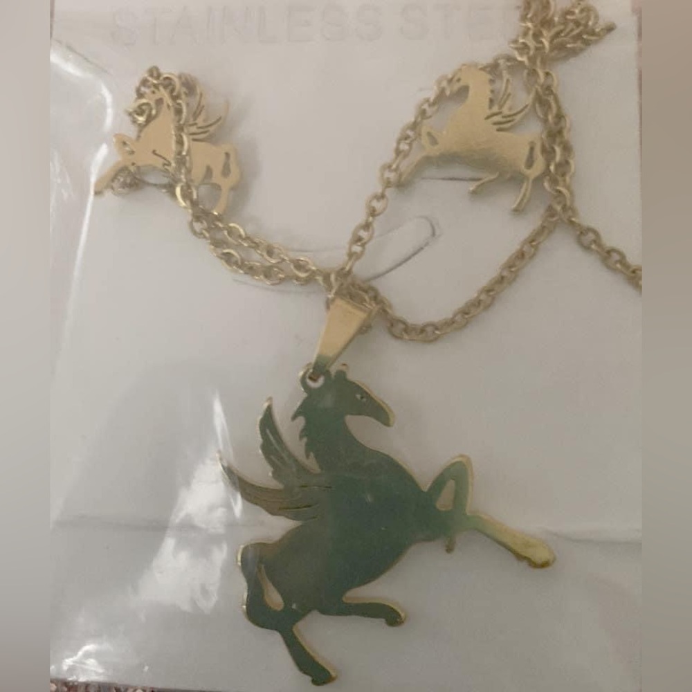 Necklace and Earrings